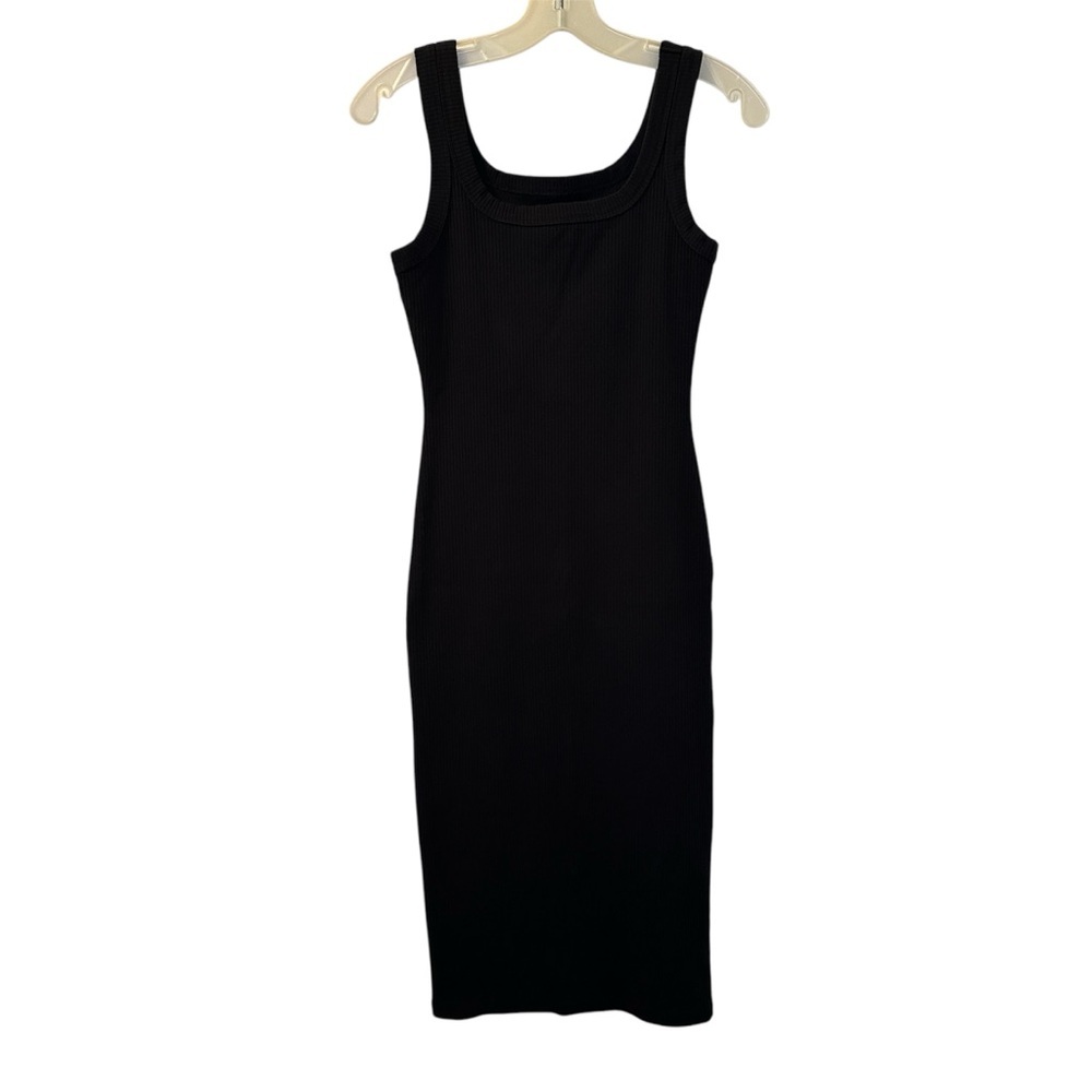 Madewell Sleeveless Textured Dress Size Small Black